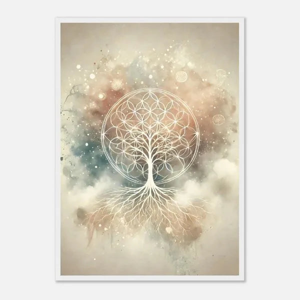009 - Boho Sacred Geometry Canvas Print Wall Art