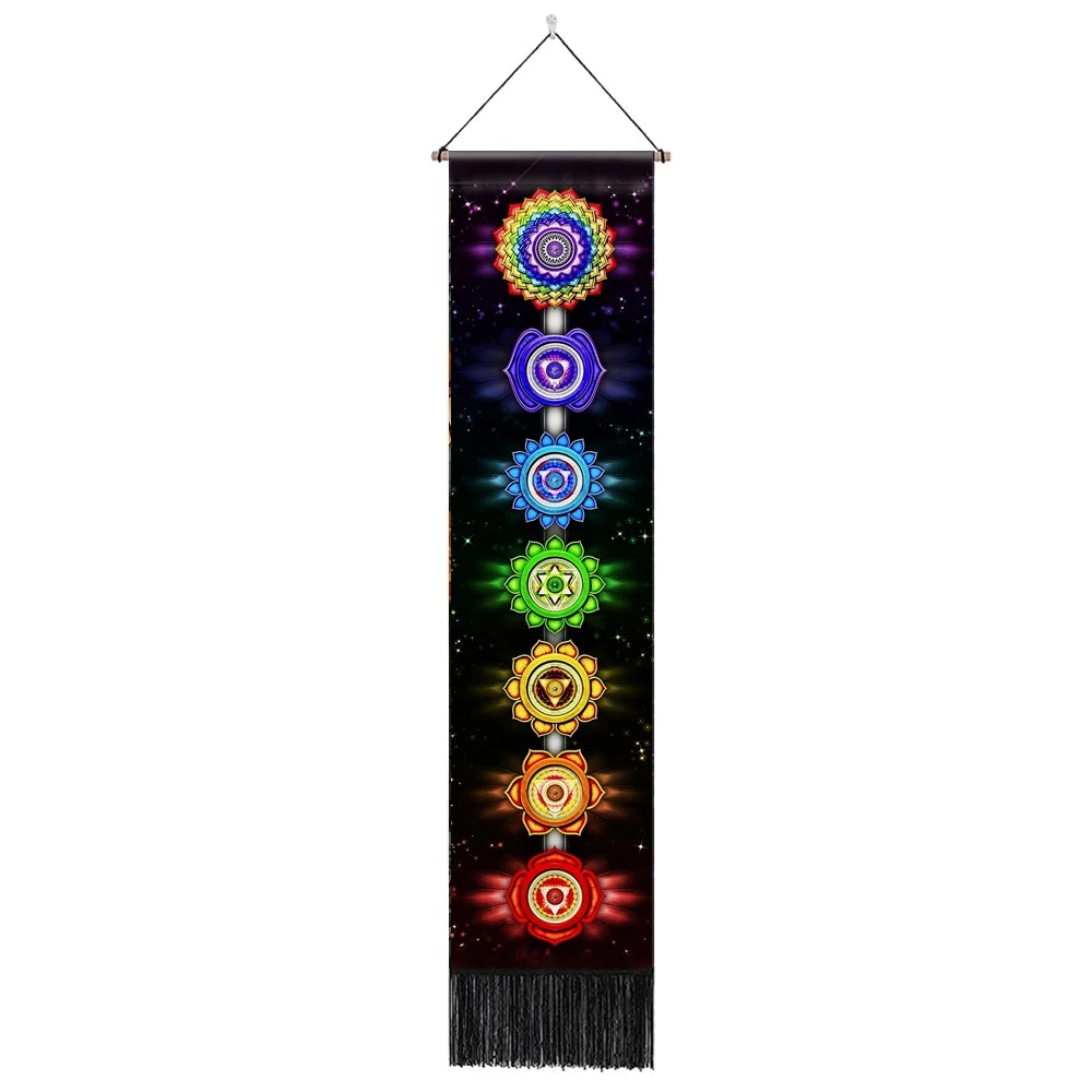 012 - Seven Chakra Tapestry Wall Hanging