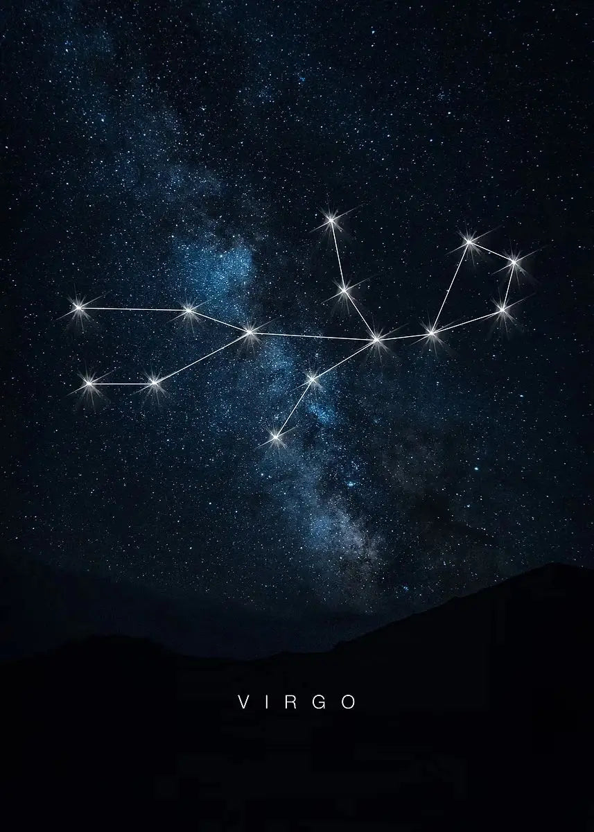 009 - Galaxy Constellations Canvas Print Wall Art