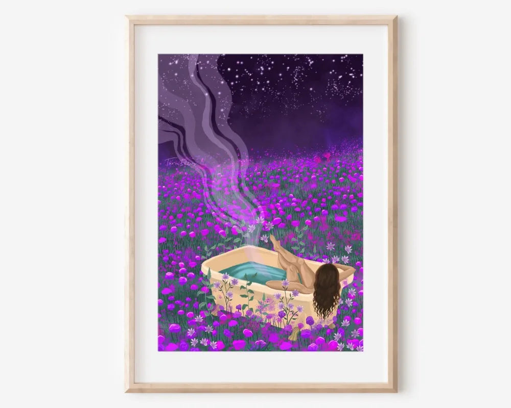 009 - Bohemian Moon Canvas Print Wall Art